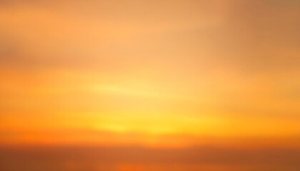Obraz premium Blur sunset blur nature summer background cloud gradient overlay dramatic weather orange sky evening sunrise pastel color effect pattern abstract spring light beauty template yellow wallpaper