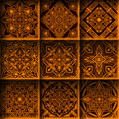 Ethnic, seamless pattern, Indian pattern, vintage geometric, floral, seamless pattern, geometric, tribal, print, textile, fabric, Ethnic Indian Motifs texture  vector
