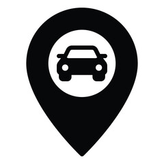 Bus, location, map icon