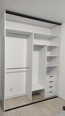 Custom white wardrobe