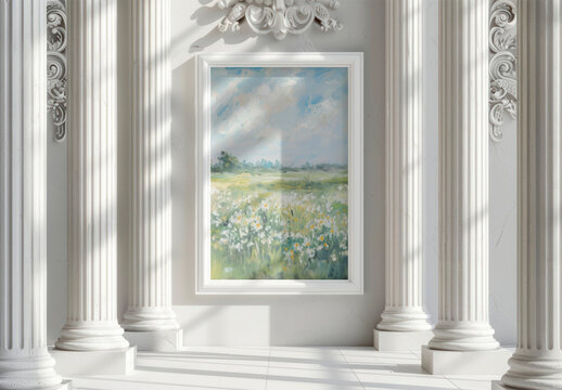 Artwork Frame Mockup With Generative AI