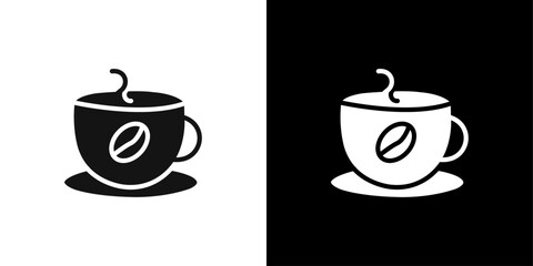 coffeine free icon Flat line illustration