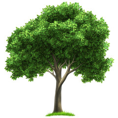 green tree, png clipart with Transparent background