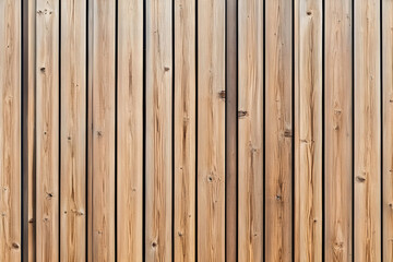 The modern plank surface features wooden panels for walls, vertical slats for facade cladding, and...