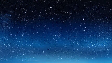 Starry night sky with a gradient of deep blue hues and sparkling stars, creating a mesmerizing scene that evokes feelings of wonder and mystery