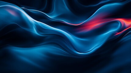 Obraz premium Abstract Blue and Red Swirls