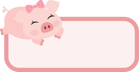 Pig Name Tag