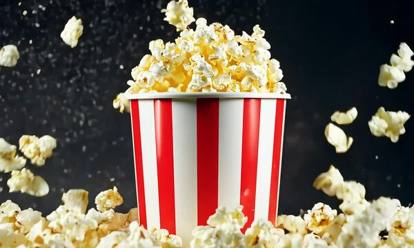 popcorn in a box