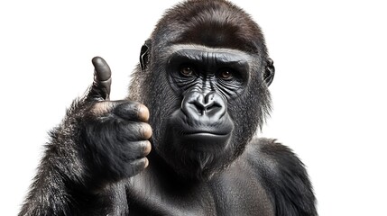 Gorilla Giving a Thumbs Up