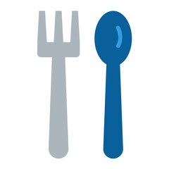 Vector Design Knife and Fork Icon Style