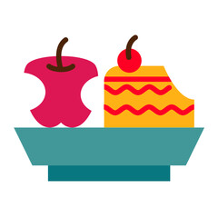 Vector Design Leftovers Icon Style