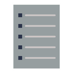 Vector Design Shopping List Icon Style