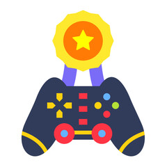 Vector Design Game Achievement Icon Style
