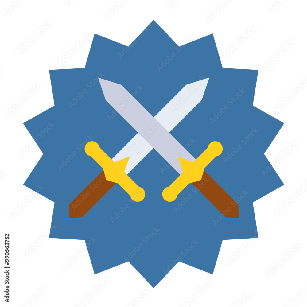 Poster vector design pvp icon style