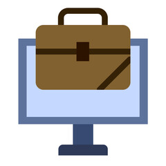 Vector Design Job Platform Icon Style