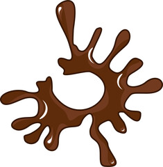 Chocolate Sauce Splash