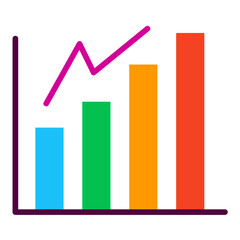 Vector Design Graphs Icon Style