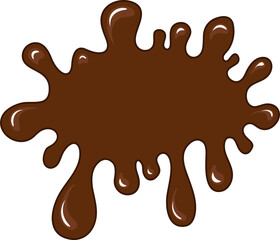 Chocolate Sauce Splash