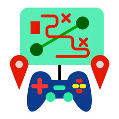 Vector Design Custom Map Icon Style