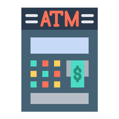Vector Design Atm Icon Style