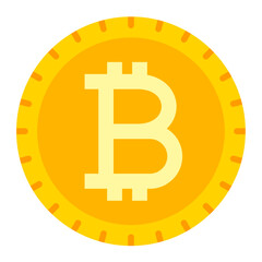 Vector Design Bitcoin Icon Style
