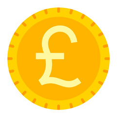Vector Design British Pound Icon Style