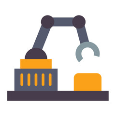 Vector Design Assembly Machine Icon Style