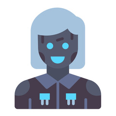Vector Design Robot Combat Icon Style