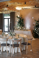 wedding table setting