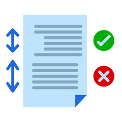 Obraz premium Copy Length Icon Style