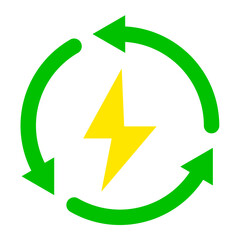 Energy Saving Icon Style