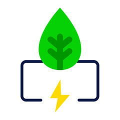 Green Energy Icon Style