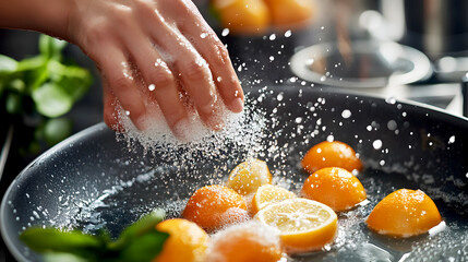 Effortless Grease Removal with Citrus Dishwashing Liquid