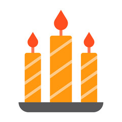 Candles Icon Style