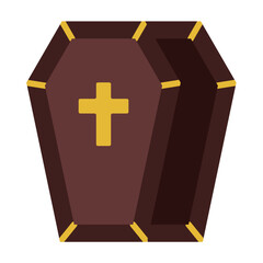 Obraz premium Coffin Icon Style