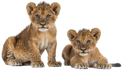 Lion and lioness cuddling together in a playful moment