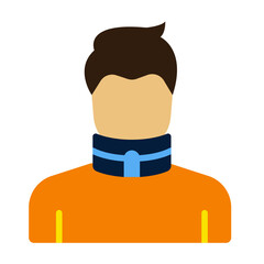 Broken Neck Icon Style