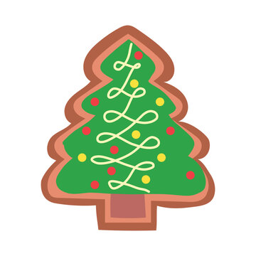 recommend clip art: ginger bread on christmas day. Gingerbread cookies. Christmas gingerbread cookies. Winter homemade xmas sweets in shape of house and gingerbread man, star and snowflake, santa and heart, bird and rabb