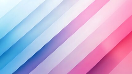 Obraz premium Abstract geometric background with a soft, pastel gradient and diagonal stripes.
