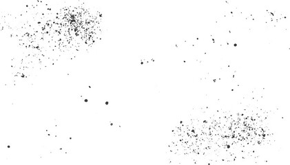 Splatter dots on transparent background. 