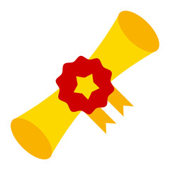 Bachelor Degree Icon Style