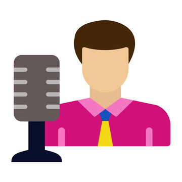 recommend clip art: Broadcaster Icon Style