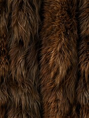 Fototapeta premium Bear fur pattern in rich browns.
