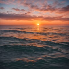 Fototapeta premium sunset over the sea
