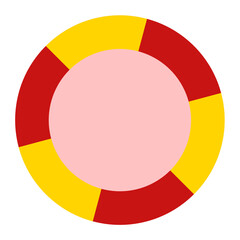 Obraz premium Life Preserver Icon Style