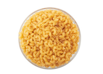 Elbow macaroni isolated