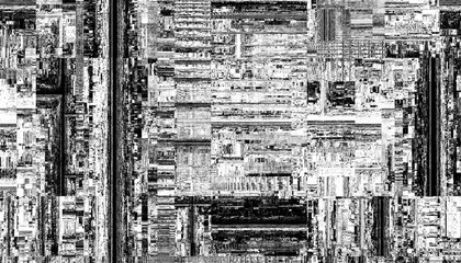 Fototapeta premium Abstract black pixelated overlay with a transparent background. Png overlay background