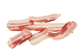 Fresh raw bacon