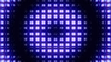 Abstract grid of purple and blue dots forming a gradient pattern..