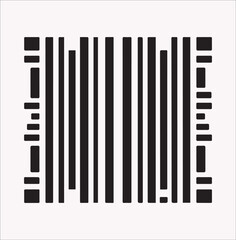 Barcode scanner icon Vector silhouette illustration icon on a white background